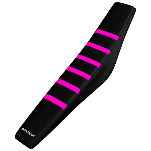 KTM 85SX 2025 PINK/BLACK/BLACK Gripper Ribbed Seat Cover